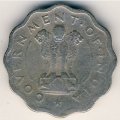 Индия 1 анна 1950 год