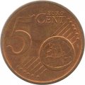 Германия 5 евроцентов 2007 год (A)