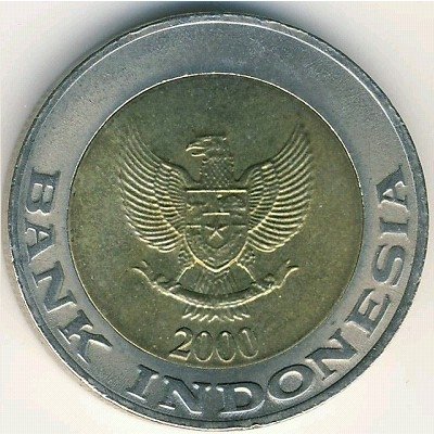 Индонезия 1000 рупий 2000 год