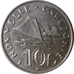 Новая Каледония 10 франков 1977 год