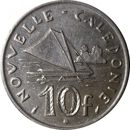 Новая Каледония 10 франков 1977 год