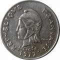 Новая Каледония 10 франков 1977 год