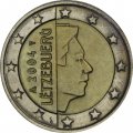 Люксембург 2 евро 2004 год