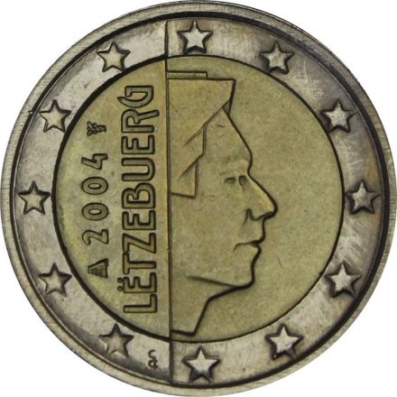 Люксембург 2 евро 2004 год