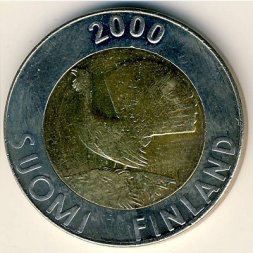 Финляндия 10 марок 2000 год