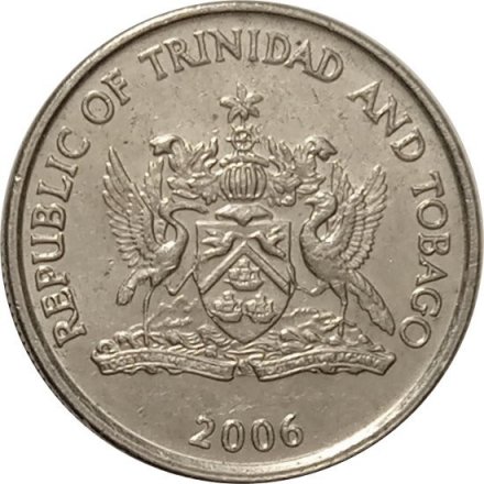 Тринидад и Тобаго 25 центов 2006 год 