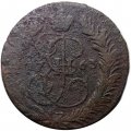2 копейки 1763 год ЕМ (гурт сетчатый) Екатерина II (1762 - 1796) - VG