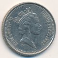 Гибралтар 10 пенсов 1997 год