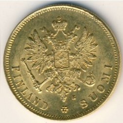 Финляндия 10 марок 1879 год