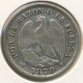 Чили 20 сентаво 1879 год