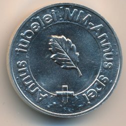 Финляндия 100 марок 2000 год - Тысячелетие