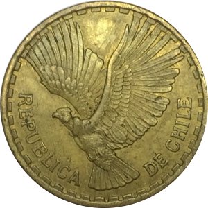 Чили 10 сентесимо 1964 год