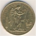 Франция 100 франков 1881 год