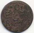 Швеция 1/4 эре 1634 год (отношение авс/рев медальное)