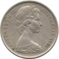 Австралия 5 центов 1981 год - Ехидна