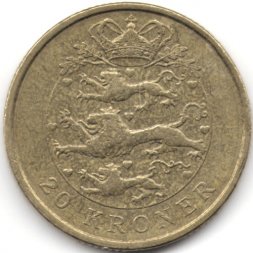 Дания 20 крон 2005 год