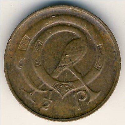 Ирландия 1/2 пенни 1982 год