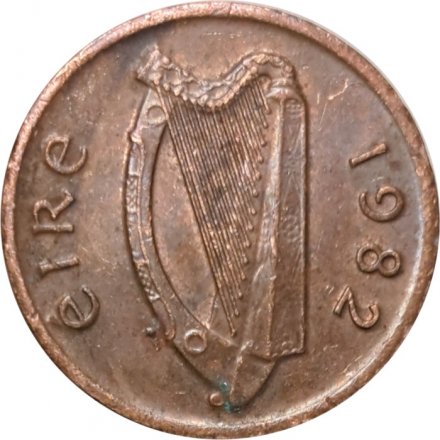 Ирландия 1/2 пенни 1982 год