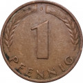 ФРГ 1 пфенниг 1950 год (J)