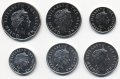 Набор из 6 монет Восточные Карибы 2004 - 2008 год