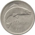 Ирландия 1 флорин (2 шиллинга) 1966 год - Атлантический лосось