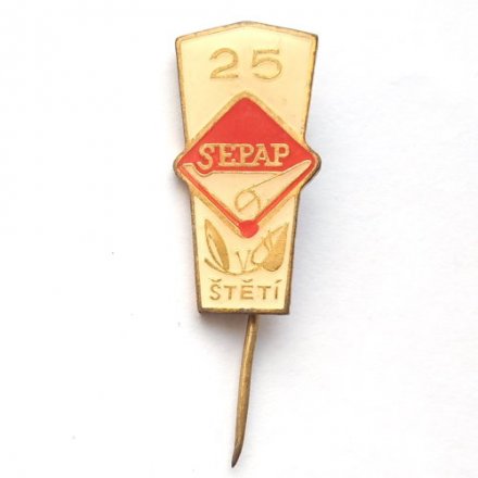 Значок-иголка Штети. 25 лет SEPAP. Футбольный клуб Чехии, тяжелый