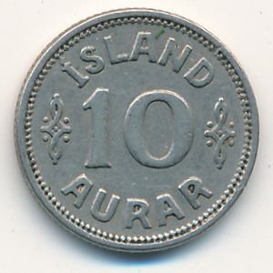 Исландия 10 эйре 1923 год