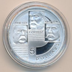 Австралия 5 долларов 2001 год