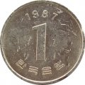 Южная Корея 1 вон 1987 год