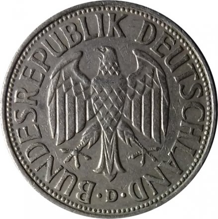 ФРГ 1 марка 1956 год (D)