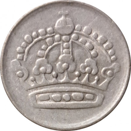 Швеция 10 эре 1955 год - Король Густав VI Адольф