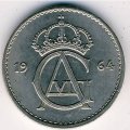 Швеция 25 эре 1964 год