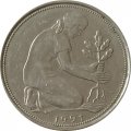 ФРГ 50 пфеннигов 1991 год (D)