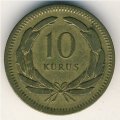 Турция 10 куруш 1956 год