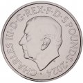 Великобритания 5 фунтов 2024 год - Звери Тюдоров - Единорог Сеймура 