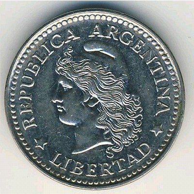 Аргентина 10 сентаво 1957 год