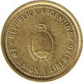 Аргентина 10 сентаво 2006 год (рубчатый гурт, не магнетик)