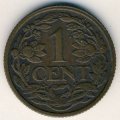 Нидерланды 1 цент 1915 год