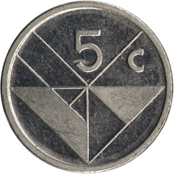Аруба 5 центов 2008 год