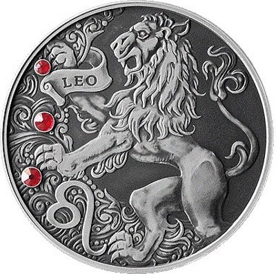 Беларусь 20 рублей 2015 год - Знаки зодиака - Лев