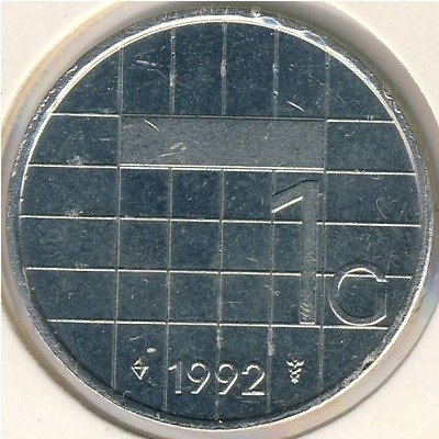 Нидерланды 1 гульден 1992 год
