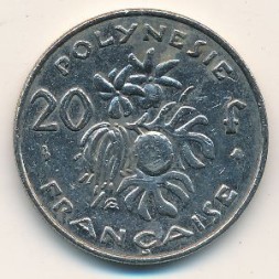 Французская Полинезия 20 франков 1998 год