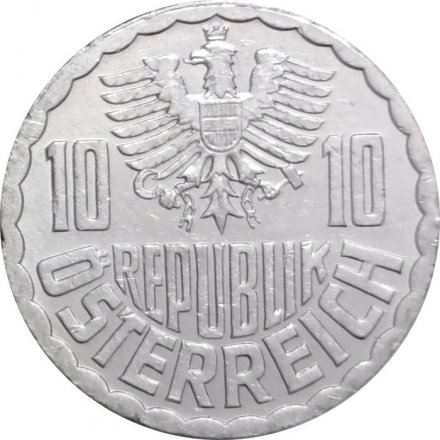 Австрия 10 грошей 1993 год