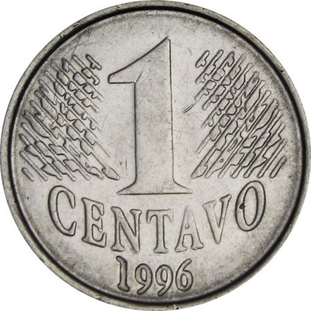Бразилия 1 сентаво 1996 год