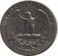 США 25 центов (1/4 доллара) 1949 год - Washington Quarter (без отметки МД)