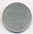 Конго 100 франков 1971 год