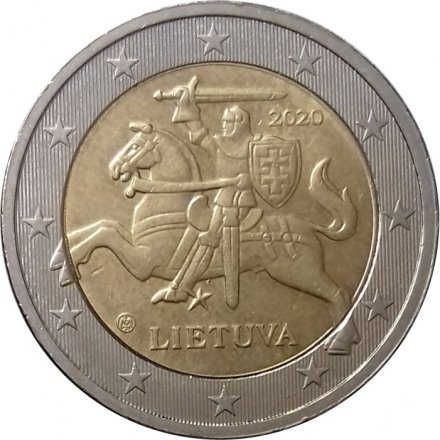 Литва 2 евро 2020 год