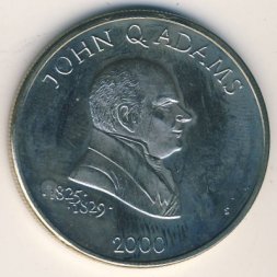 Либерия 5 долларов 2000 год
