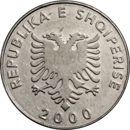 Албания 5 лек 2000 год