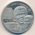 Либерия 5 долларов 1999 год - Джон Кеннеди (младший)